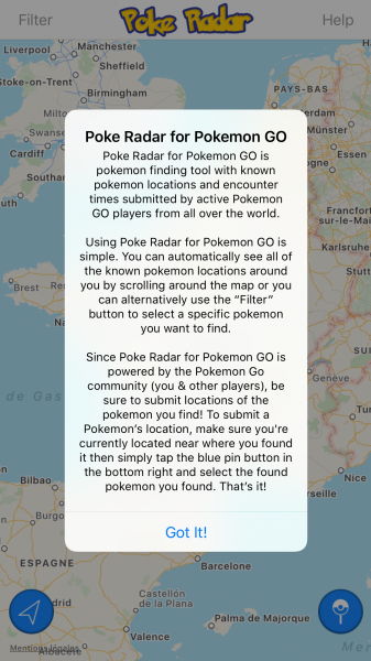 Poke Radar for Pokemon Go